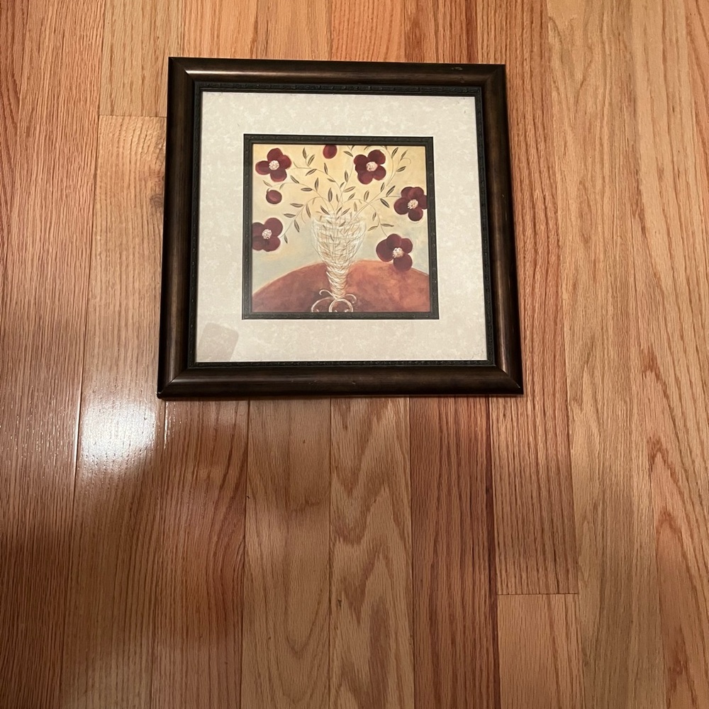 Framed Floral Art Print